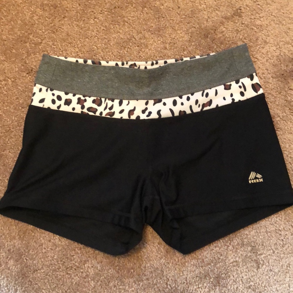 RBX Spandex with Animal Print Waistband